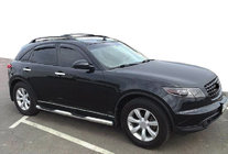 Infiniti FX 2003–2008 Raamwindschermen (set 4 stuks, SIM) foto 1