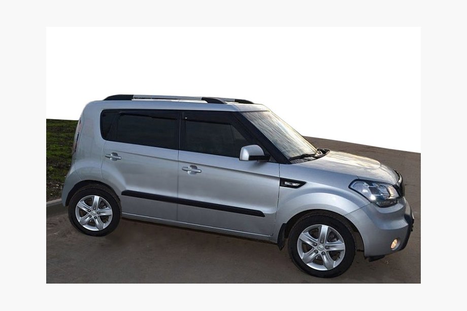 Kia Soul I 2008–2013 Raamwindschermen (set 4 stuks, SIM) Image