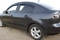 Mazda 3 2003–2009 Raamwindschermen SD (set 4 stuks, SIM) foto 1