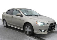 Mitsubishi Lancer X 2008– Raamwindschermen (4 stuks, SIM) foto 1