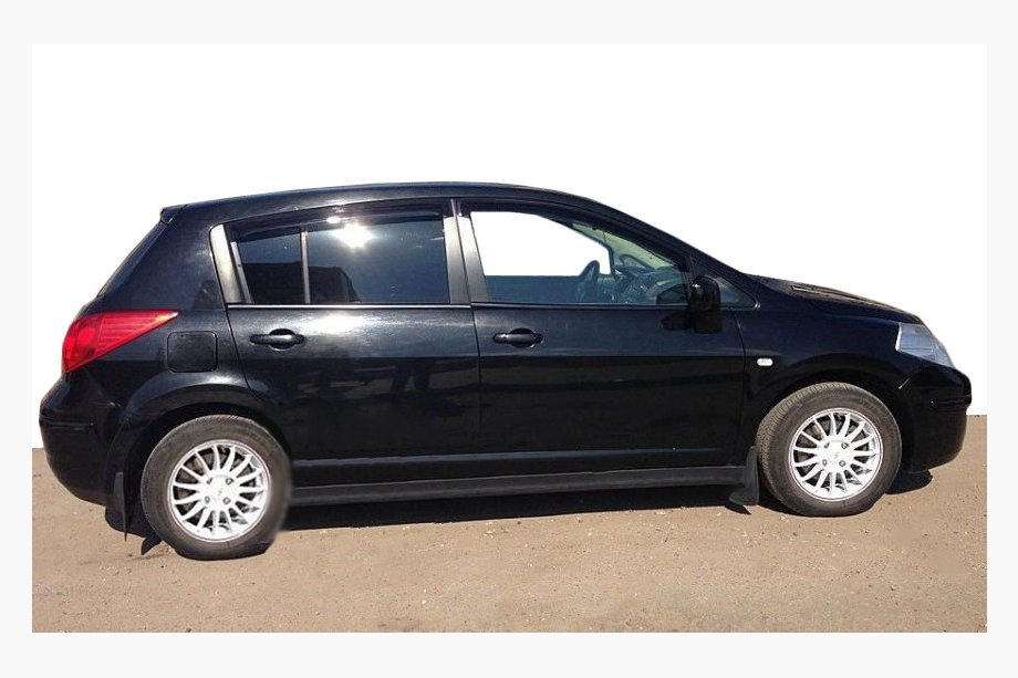 Nissan Tiida 2004–2011 Raamdeflectoren HB (4 stuks, ANV) Image