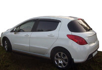 Peugeot 308 2007–2013 Raamwindschermen (set 4 stuks, SIM) foto 1