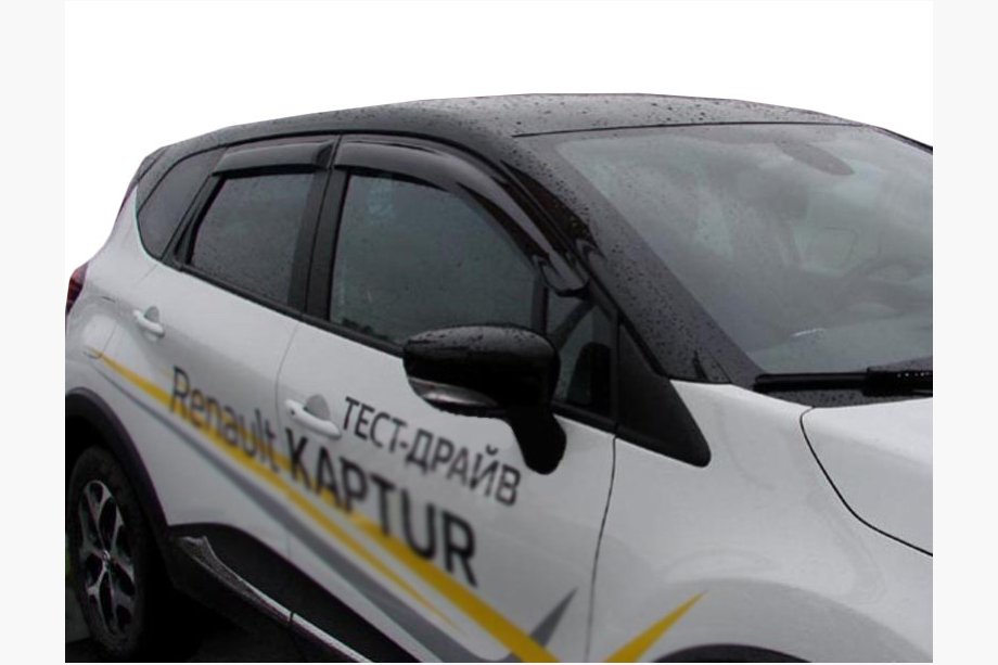 Renault Captur 2013–2019 Raamwindschermen (set 4 stuks, SIM) Image