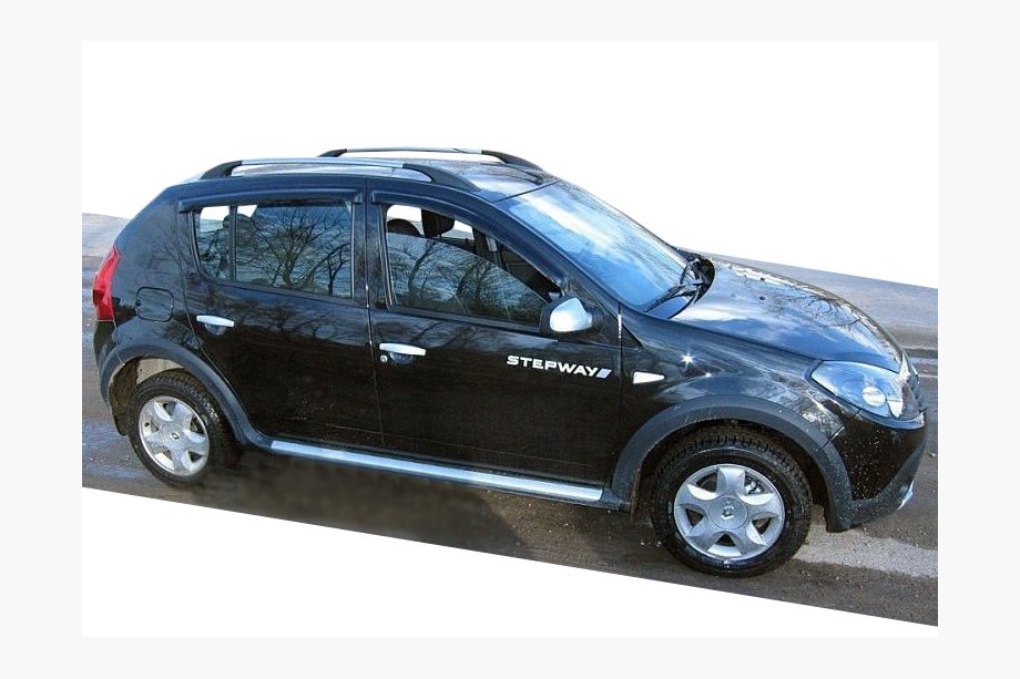 Renault Sandero 2007–2013 Raamwindschermen (set 4 stuks, SIM) Image