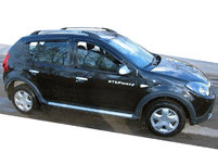 Renault Sandero 2007–2013 Raamwindschermen (set 4 stuks, SIM) foto 1