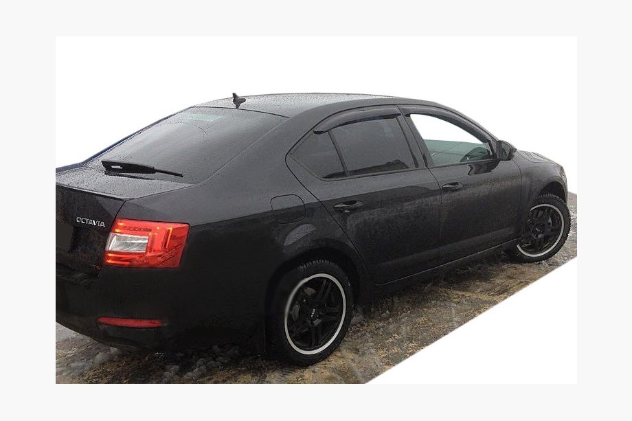 Skoda Octavia III A7 2013–2019 Raamwindschermen LiftBack (4 stuks, SIM) Image