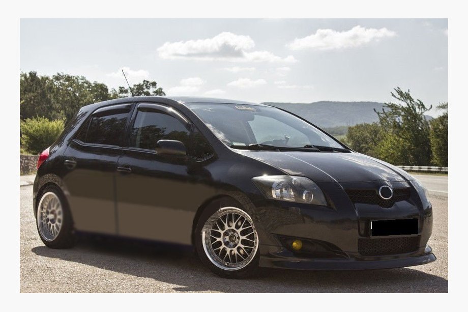 Toyota Auris 2007–2012 Raamwindschermen (set 4 stuks, SIM) Image