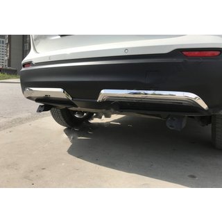 RVS beschermlijst voor de rand van de achterbumper (2017-2021) foto 1