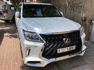Lexus LX570/450d 2008–2022 Voorbumper voor 2008-2015 in facelift-stijl (spuitklaar) foto 2