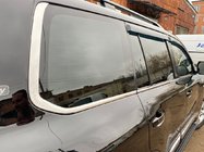 Toyota Land Cruiser 200 2007–2021 Hoeklijsten achterruit (2 stuks, RVS) foto 1