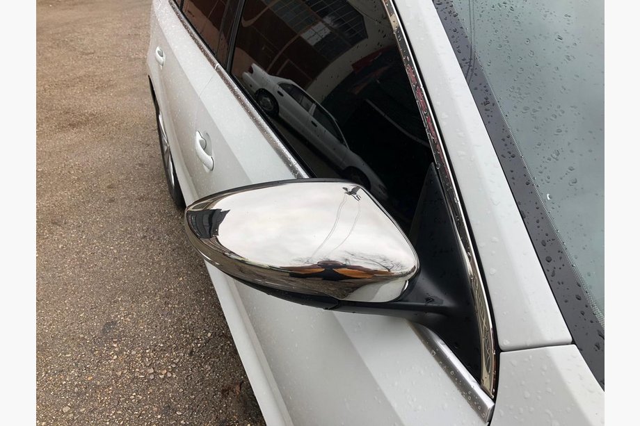 Volkswagen EOS 2011–2016 RVS spiegelkappen (set van 2) Image