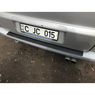 Achterbumper beschermlijst DDU-mat (ABS)