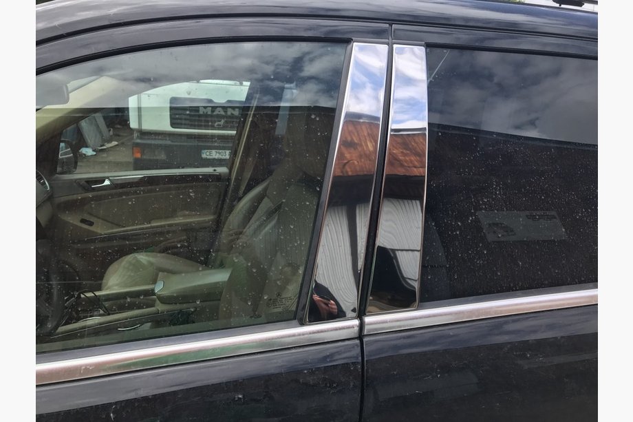 Mercedes GL-klasse X164 2006–2012 RVS deurstijl sierlijsten (6 stuks) Image
