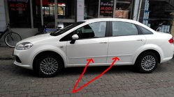 Fiat Linea 2006–2018 Kunststof deurlijsten (set) foto 1