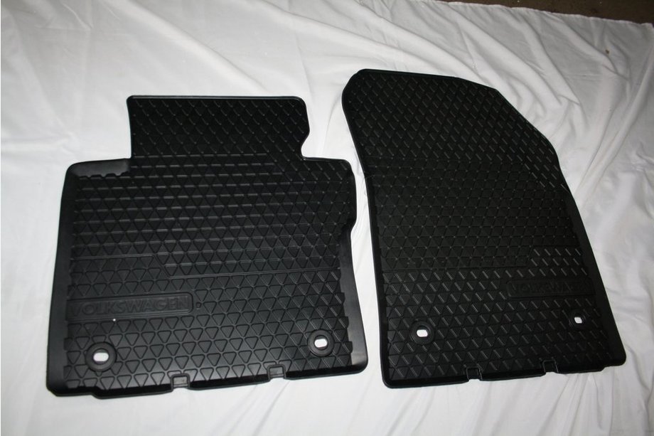 Volkswagen Caddy 2004–2010 Rubberen vloermatten (2 stuks, origineel) Image