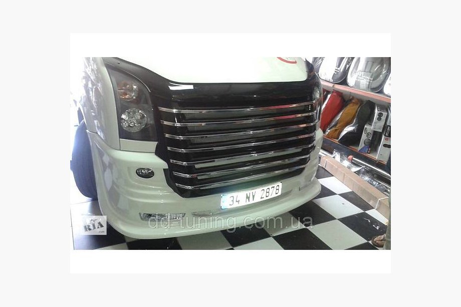 Volkswagen Crafter 2006–2016 Voorbumper 2012↗ (USA-stijl, spuitklaar) Image