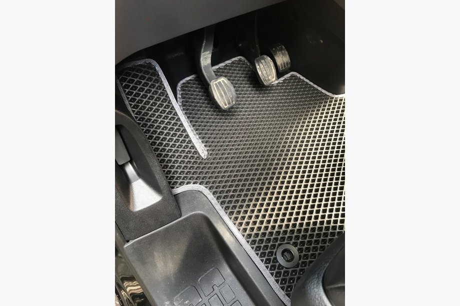 Toyota Proace 2016– Polyurethaan vloermatten (2 stuks, EVA, zwart) 1+1 Image