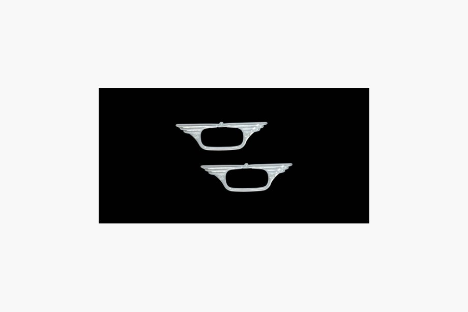 Audi A6 C6 2004–2011 Knipperlichtomlijsting (2 stuks, kunststof) Image