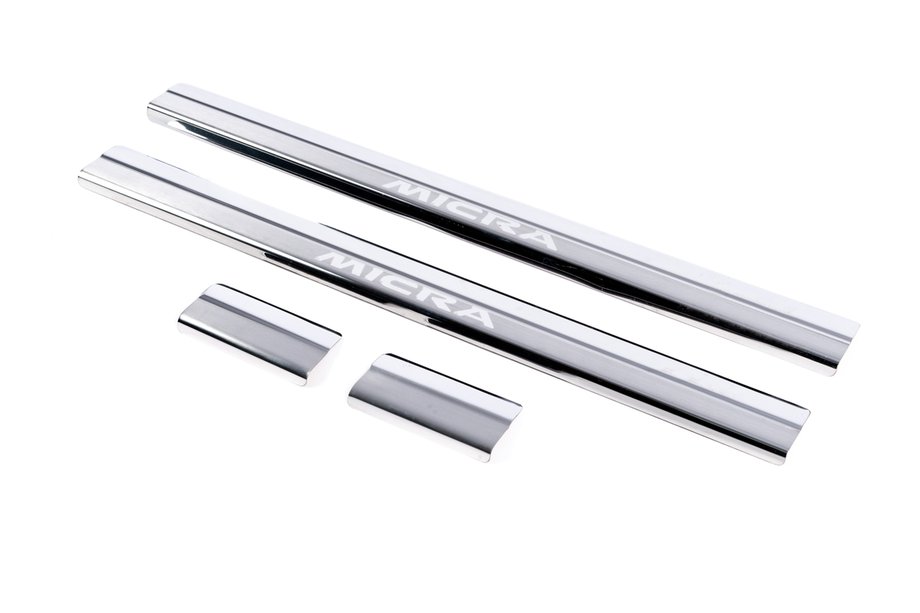 Nissan Micra K12 2003–2010 Carmos instaplijsten RVS (4 stuks) Image
