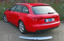 Audi A4 B8 2007–2015 OmsaLine achterbumperbeschermer (AVANT, RVS) foto 2