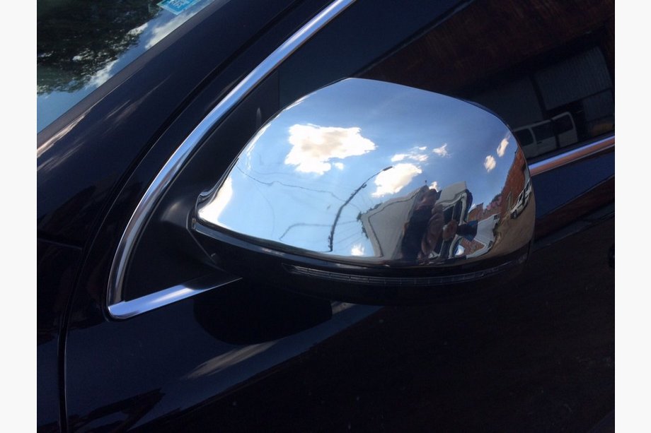 Audi Q7 2005–2015 RVS spiegelkappen (2 stuks) Image