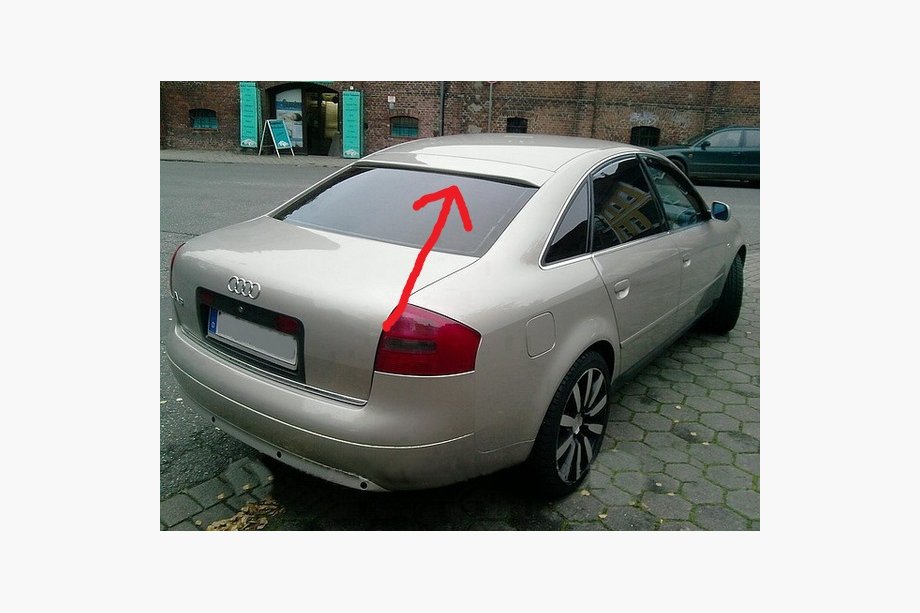 Audi A6 C5 2001–2004 Uitverkoop! Achterlichtblende (glasvezel, klaar om te spuiten) Image