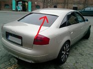Audi A6 C5 2001–2004 Uitverkoop! Achterlichtblende (glasvezel, klaar om te spuiten) foto 1