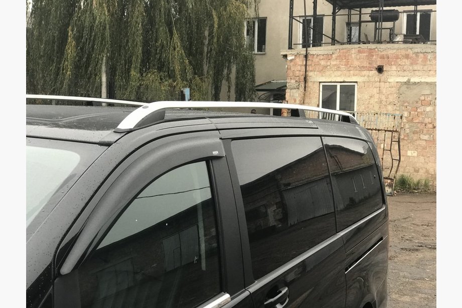 Mercedes Vito W639 2004–2014 Grijze dakrails Skyport (massief metaal) Image