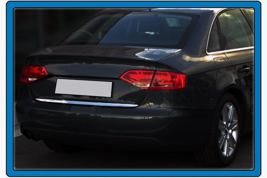 Audi A4 B8 2007–2015 Kofferrandlijst (sedan, RVS) Image