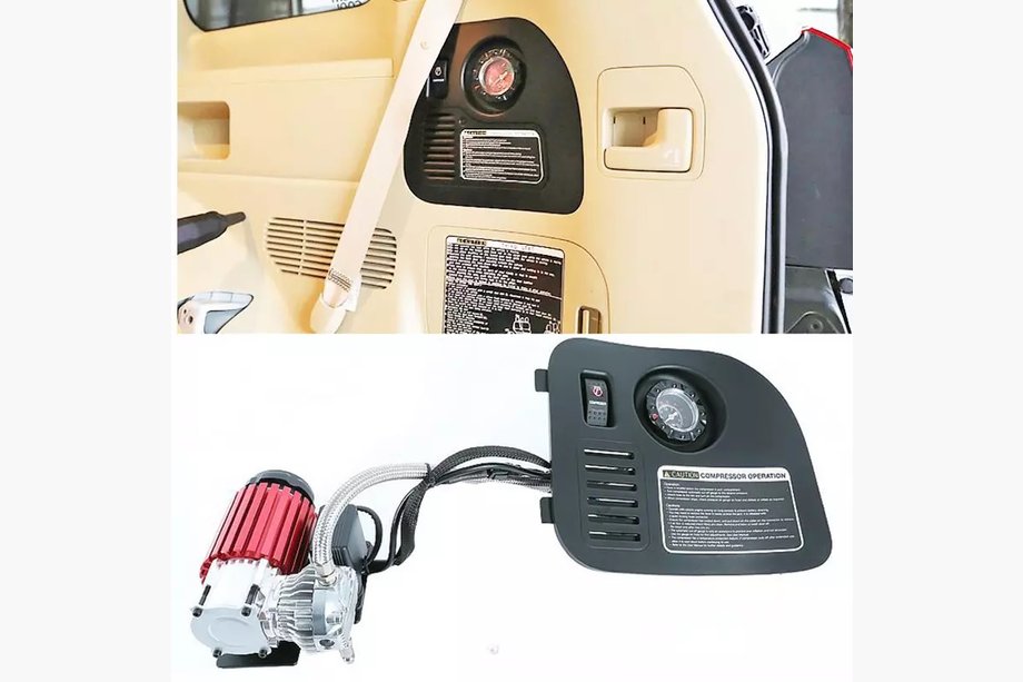Toyota Land Cruiser 200 2007–2021 Bandenpomp set (compressor) Image