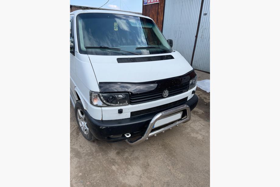 Volkswagen T4 Transporter 1990–2003 Steenslagbescherming voor motorkap (rechte koplampen) (HIC) Image