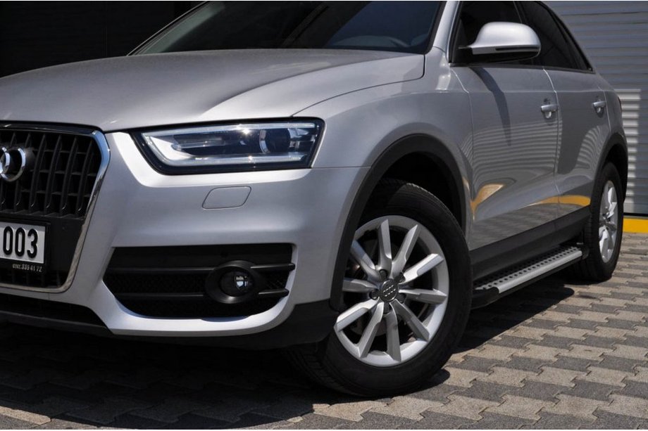 Audi Q5 2008–2017 Side steps Allmond Grey (2 stuks, aluminium) Image