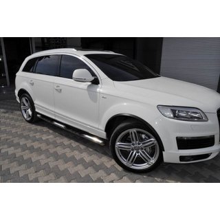 Sidebars (2 stuks, RVS) Audi Q7 2005–2015 foto 1