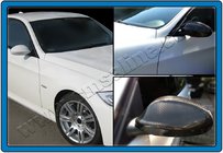 BMW 3-serie E90/E91 2005–2011 Spiegelkappen 2005-2008 (2 st., echt carbon) foto 2