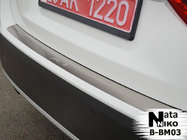 BMW X1 E84 2009–2015 Achterbumperbeschermer Natanika (RVS) foto 1