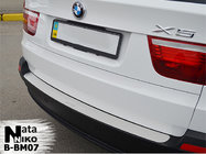 BMW X5 E70 2007–2013 RVS achterbumper beschermplaat NataNika foto 1