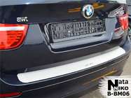 BMW X6 E71 2008–2014 Achterbumperbeschermer Natanika (RVS) foto 1