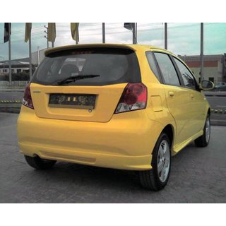 Achterbumper afdekking (spuitklaar) Chevrolet Aveo T200 2002–2008 foto 2