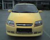 Chevrolet Aveo T200 2002–2008 Voorbumperlip (spuitklaar) foto 1