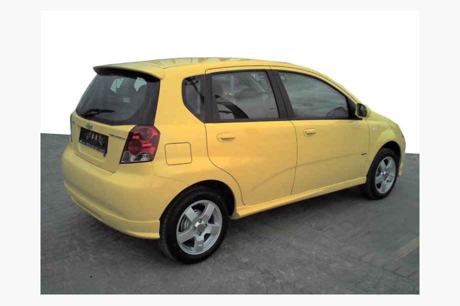 Chevrolet Aveo T200 2002–2008 Zijskirts (spuitklaar) Image