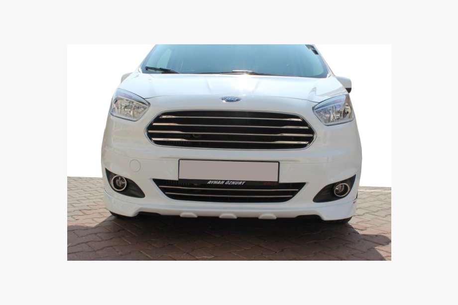 Ford Courier 2014–2023 Voorbumper lip spoiler (2014-2017, spuitklaar) Image