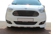 Ford Courier 2014–2023 Voorbumper lip spoiler (2014-2017, spuitklaar) foto 1