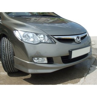 Voorbumper lipspoiler 2006-2009 (spuitklaar) Honda Civic Sedan VIII 2006–2011 foto 1