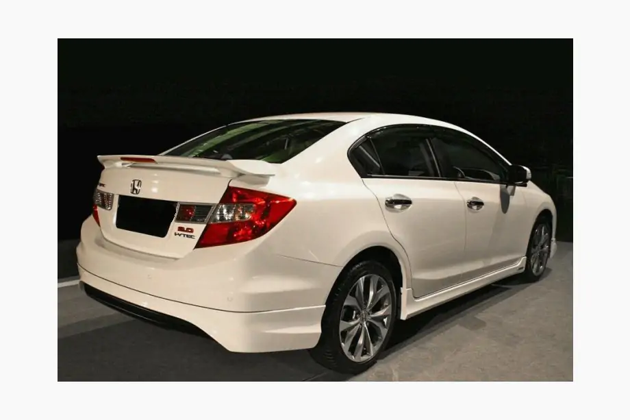 Honda Civic Sedan IX 2011–2016 Spoiler Isikli (spuitklaar) Image