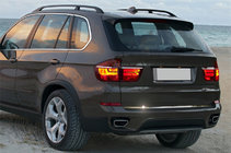 BMW X5 E70 2007–2013 Kofferbakrand (RVS) foto 1
