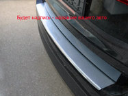Lada Priora 2007–2018 RVS achterbumperbeschermer met omgezette rand Nataniko Combi foto 1