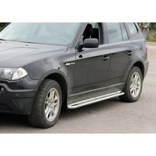 Side steps KB001 (RVS) BMW X3 E83 2003–2010 foto 1