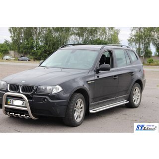 Side steps KB001 (RVS) BMW X3 E83 2003–2010 foto 2