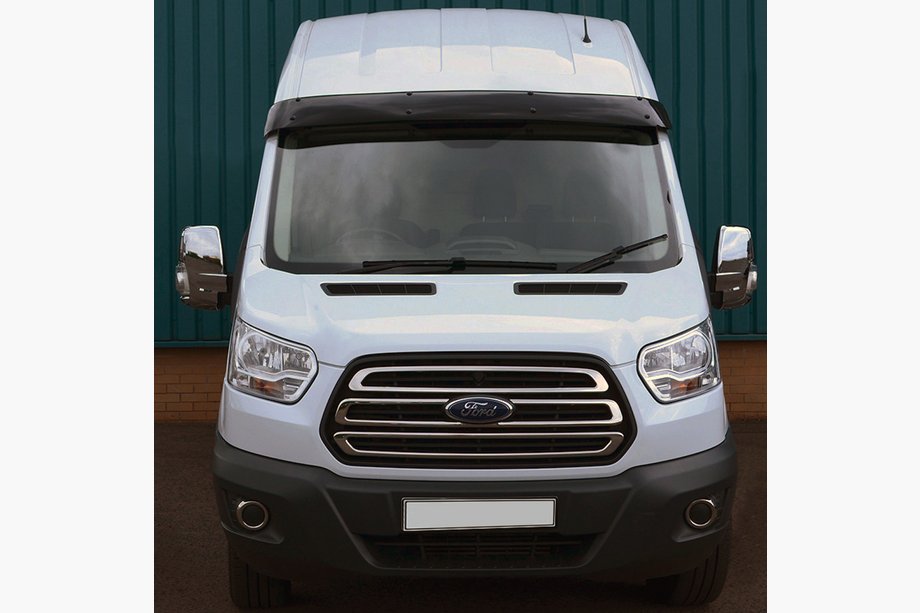 Ford Transit 2014– Voorruitvizier (zwart hoogglans, 5 mm) Image