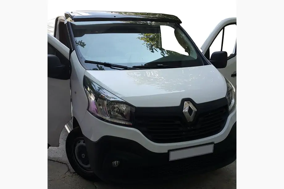 Fiat Talento 2016– Voorruitvizier (zwart hoogglans, 5 mm) Image